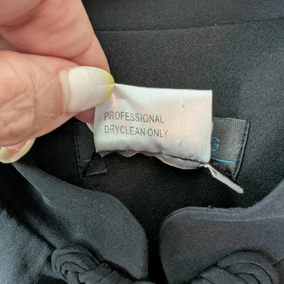 Vintage Sue Wong 100% Silk Black Floral Women's Dress Size 6 - Picture 9 of 12